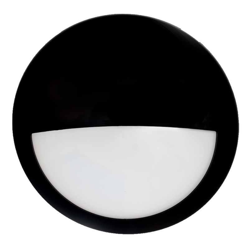 (image for) Emco 15W IP65 Round Surface Mounted Eyelid LED Bulkhead Light In A 4000K Cool White LED Colour
